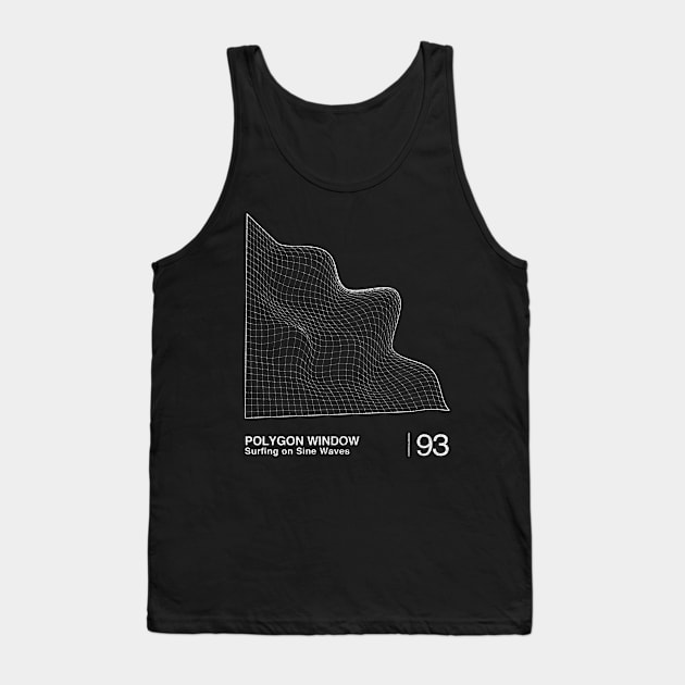 Polygon Window / Minimalist Graphic Artwork Design Tank Top by saudade